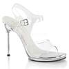 Fabulicious - CHIC08 Ankle strap sandal - Transparent Product image